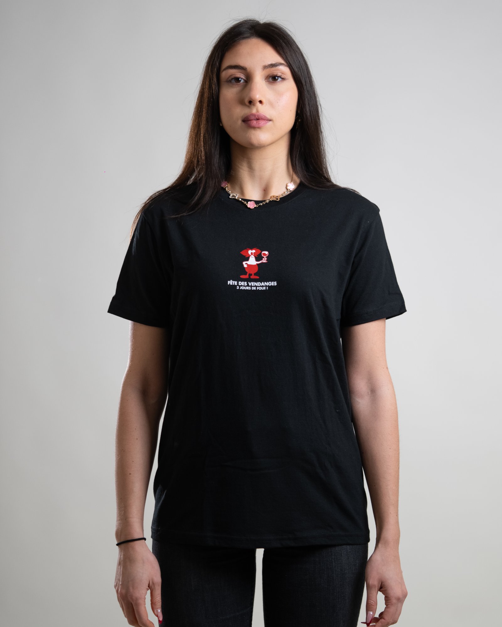 T-shirt FDV noir - vue de face (mise en avant)