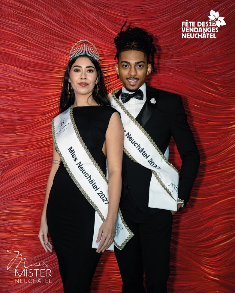 Ruwaiyda Al Hasheme et Gabriel Nyange, Miss et Mister Neuchâtel 2027, couronnés